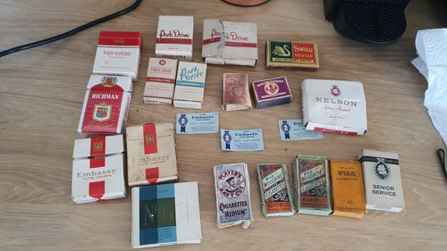 Collection old cigarette - collection,