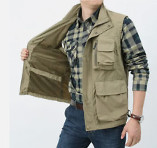 Men Waistcoat Multi Pockets