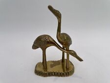 Vintage Brass Small Cranes