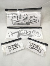 4 pcs Clear Transparent Bag