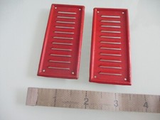 VINTAGE DOLLS HOUSE METAL SHUTTERS PAIR TRI-ANG