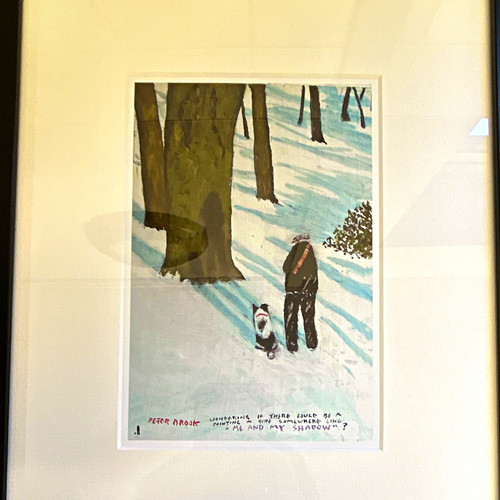 Peter brook rba framed - rba,