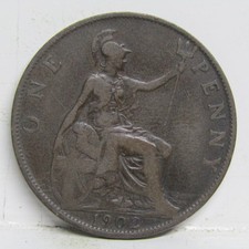 1902 Low Tide One Penny Coin