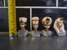 4 x Small Egyptian Figure Ornament Display Heads
