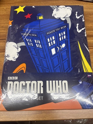 Doctor who single duvet - who,