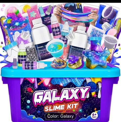 Galaxy slime kit glow - galaxy,