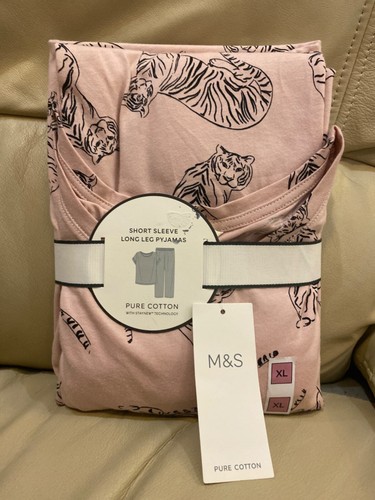 Ladies pure cotton tiger - m&s,