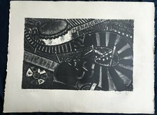 Lithograph The Fairground