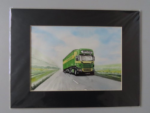 Original watercolour sparks - original,