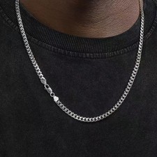 Mens Boys Curb Chain Stainless