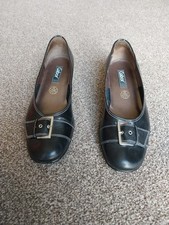 Gabor Black Leather Buckle