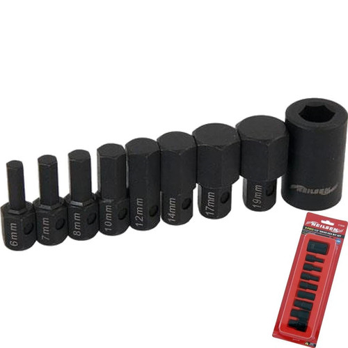 Neilsen 9pc spline - hex, bit