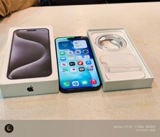 iPhone 15 Pro Max 256GB Natural Titanium Unlocked Smartphone Complete with Box