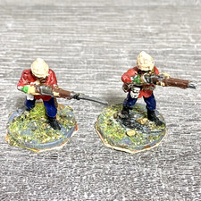 2x 28mm 24th Regiment Of Foot Zulu War 1879 Painted Metal Perry Miniatures #26