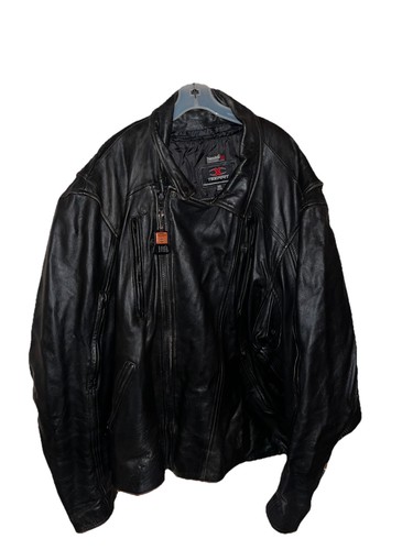 Texsport black leather - black, biker