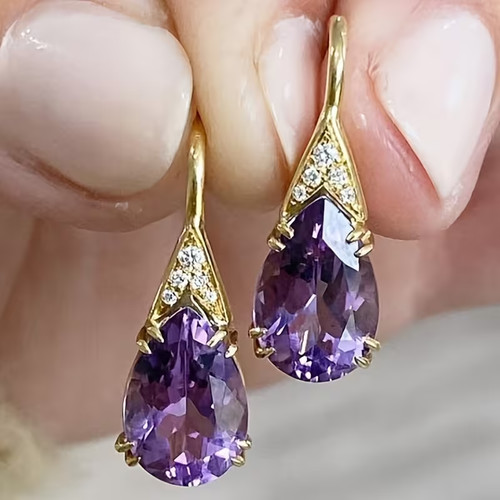 9ct gold amethyst - 9ct,