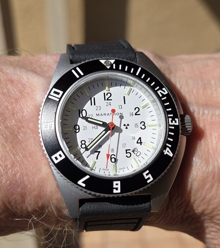 Marathon 41mm ssnav white - marathon,