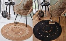 LARGE JUTE RUG LIVING ROOM RUG