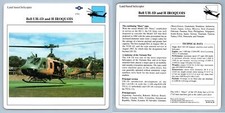 Bell UH-1D & H Iroquois - Land Based - Warplanes Collectors Club Card