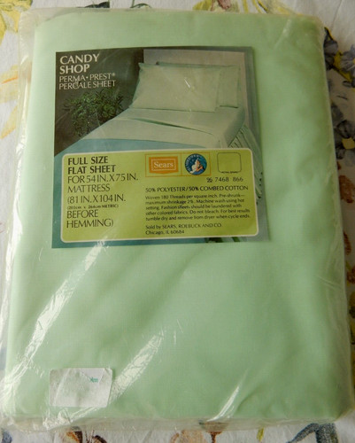 Sears flat bed sheet - flat,
