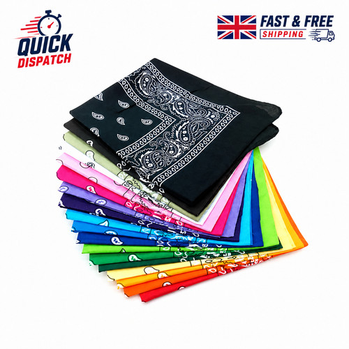 Unisex paisley bandana - paisley,