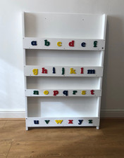Tidy Books Alphabet Children’s Bookcase for Bedroom Nursery Storage