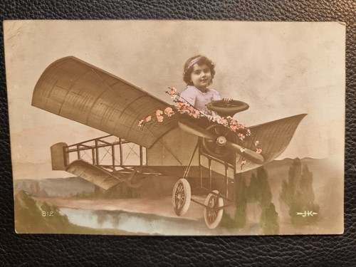 Aircraft postcard c1910 - postcard,