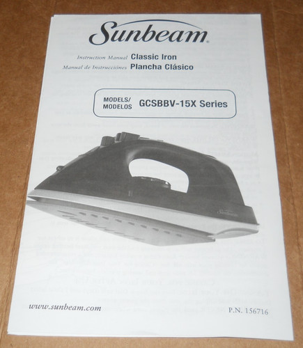Sunbeam classic iron - classic,