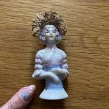 Antique Porcelain Half Doll