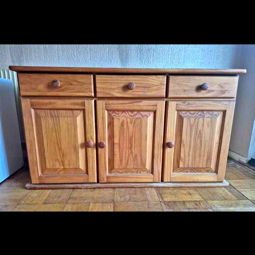 Wood country sideboard - sideboard, 3