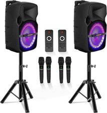 5 Core Party Speaker w Mic 2Pc