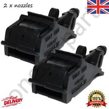2x Front Windscreen Washer Adjustable Single Jet Nozzles For Skoda Rapid Superb