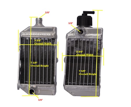 All aluminum radiator fit - aluminum,