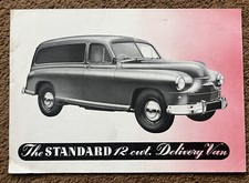 Standard Van Vanguard Brochure Genuine Service Workshop Manual Tourer Saloon Up