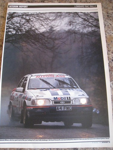 Malcolm wilson escort cosworth - wilson,