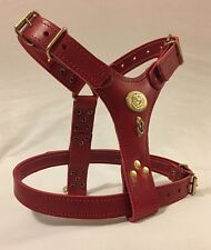 DOG HARNESS REAL LEATHER