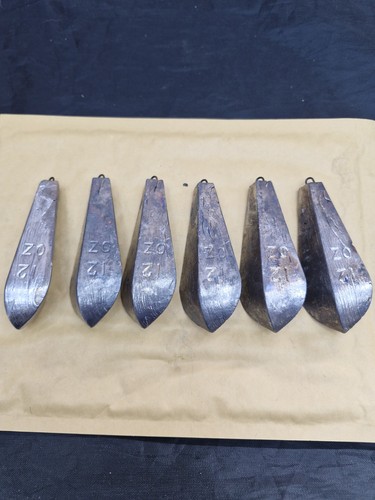 12oz torpedo lead weights - 6,
