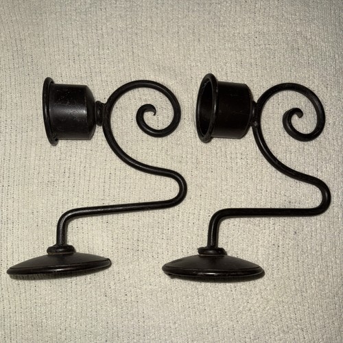Pair vtg wrought - pair,