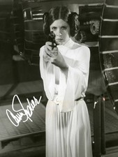Carrie Fisher Signed Autograph