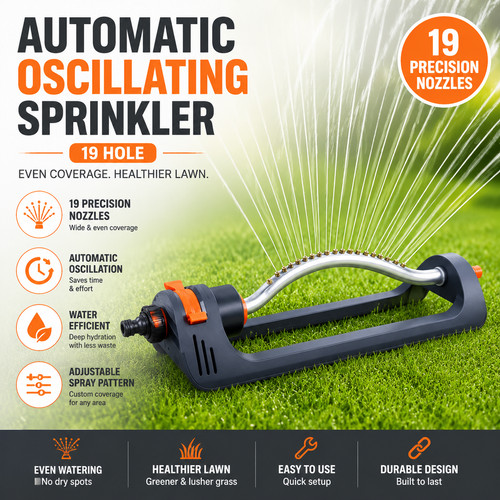 Water sprinkler garden lawn - water,