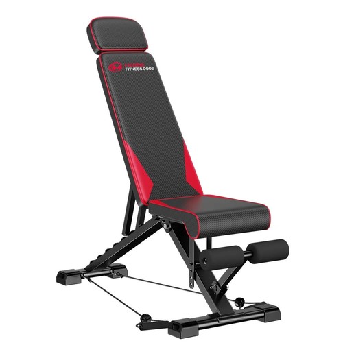 Foldable dumbbell gym - foldable, bench