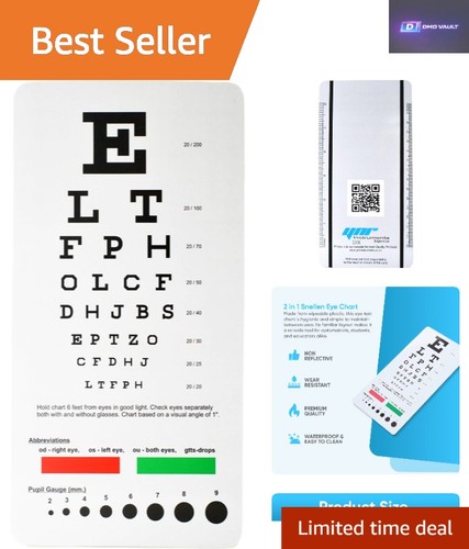 Pocket snellen eye chart - chart,