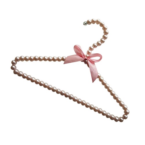 Pearl beaded suit hanger - beaded,