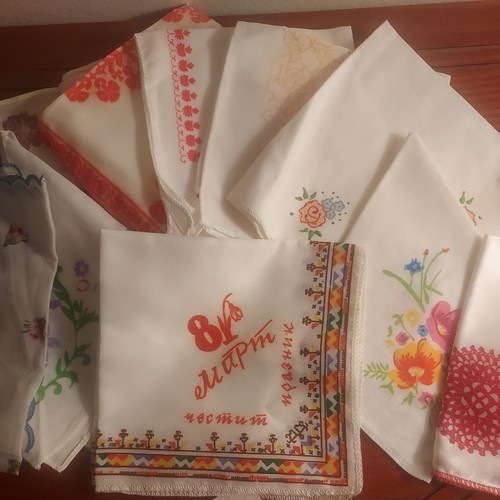 Ladies handkerchiefs vintage - handkerchiefs,