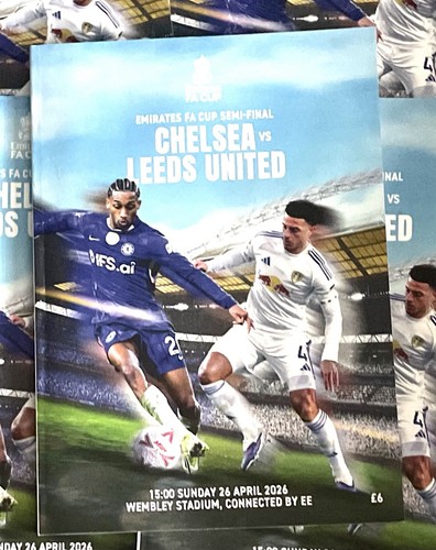 Chelsea leeds programme team - chelsea, v