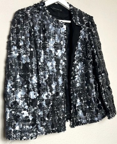 Zara sequin blazer - zara,