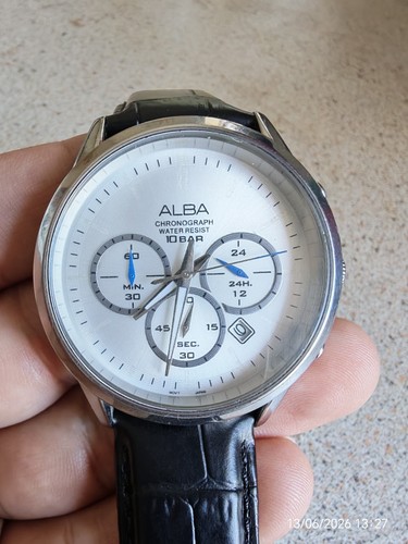Seiko alba chronograph watch - alba,