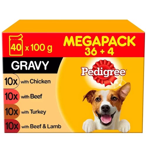 Pedigree wet dog food - wet, pouches