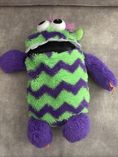 Green & Purple Worry Monster 30 cm Plush Soft Toy 