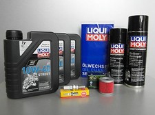 Maintenance And Service Set for Quad Suzuki Ltz 400 Oil, Spark Plug, Oil, Chains